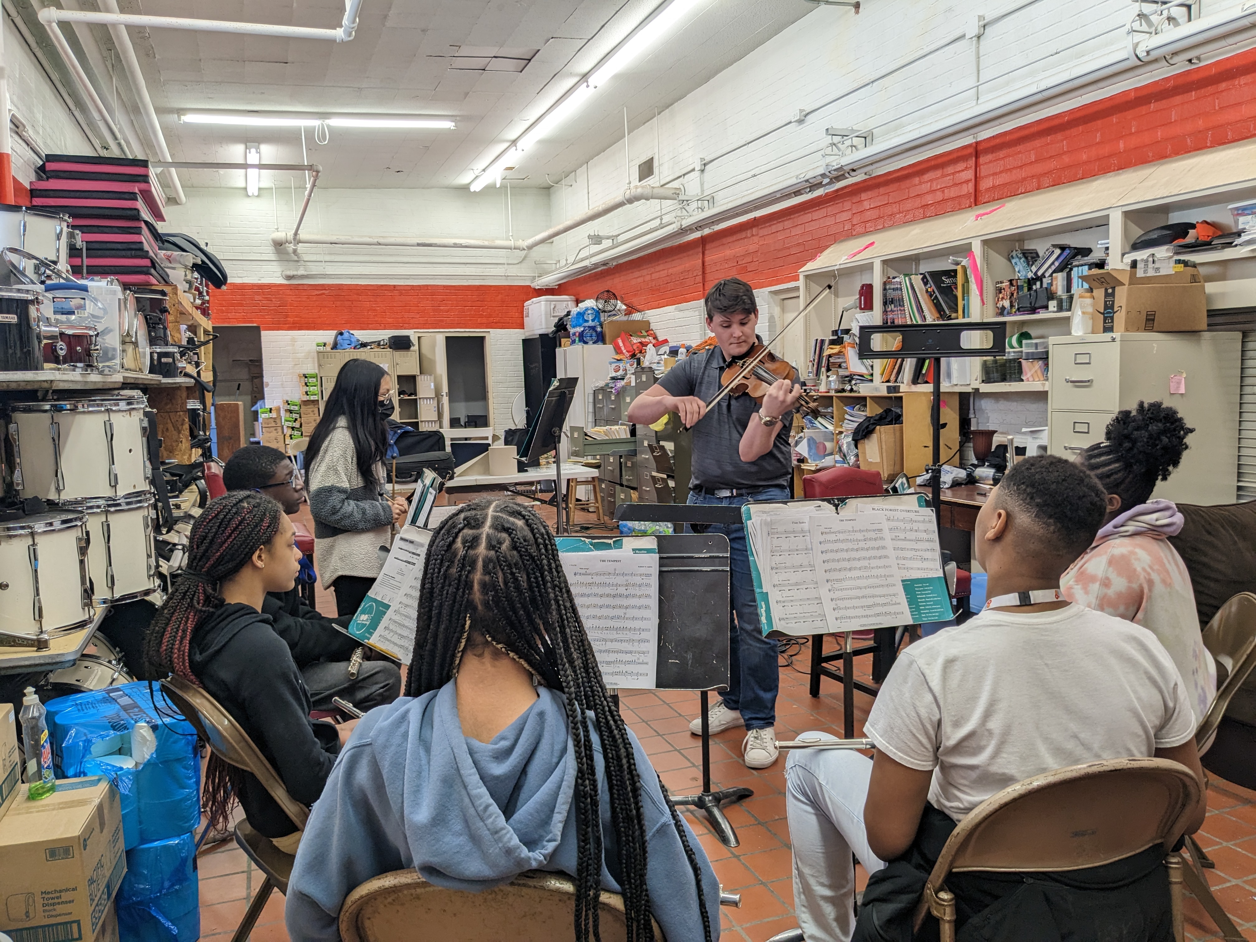Mint Quartet at Swann Middle